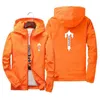 Herrjackor märke trycker för män vattentät vindbrytare jacka zip rock hoodie snabb torr sport Jaqueta masculina hao jack