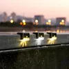 Garden Decorations Step Lights Outdoor 4pcs Led Solar Lamp Path Staircase Waterproof Stair Light Deck