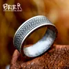 Stainless Steel Fashion Style Ring MEN Women Fashion Odin Norse Viking Totem Amulet Rune Words Rings Jewelry