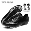 ركوب الدراجات أحذية MTB Road Shoes Men Bicycle Mountain Bike Sneakers Self Locking Flat SPD Cleat Racing Professional