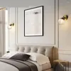 Wandlamp eenvoudige moderne led Noordse loft ijzeren glas ronde bal sconce voor woonkamer bedlicht lichte woning decor luminaria