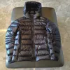 Kanada Designer Down Jakcet Crofton för män Winter Coat Slimfit återvunnet Nylonripstop Hooded 2 Goose B834