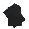 Vestiti smerigliati neri che imballano i sacchetti della chiusura lampo Nave di plastica sigillata impermeabile per i sacchetti della biancheria intima