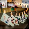Strings Po Clip Led String Light Garland 3m 6m Remote Control 8 Mode Battery Operated IP66 Hanging Clips For Home