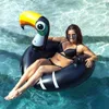 Life Vest Buoy Uppblåsbar simning Ring Tropical Toucans Park Pool Float Party Toy For Adult Women Män Summer Outdoor Fun Beach Pool T221214