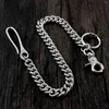 Schlüsselanhänger Lange Metall Brieftasche Gürtel Kette Rock Punk Hose Hipster Hose Jean Schlüsselbund Schwarzer Ring Clip Schlüsselring Herren Hip Hop Schmuck WZ37