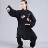 Abbigliamento etnico Tradizionale cinese Taiji Wushu Taichi a maniche lunghe Uomo Kungfu Uniform Suit Uniformi Tai Chi Esercizio TA2518