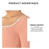 Active Sets 2PCS Seamless Backless Women Yoga Set Workout Sportswear Gym Clothing Fitness Long Sleeve Top High Waist Leggings Sports Suits