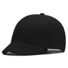 Cappellini a sfera Testa grande Uomo Inverno Cappelli di lana di grandi dimensioni Uomo Taglie forti Feltro Tesa piccola Cappello da baseball in tela Snapback 55-60cm 60-65cm