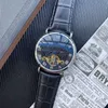 2022 Męski luksusowy automatyczny zegarek mechaniczny Fashion Five Pin Wheel Flkoel wielofunkcyjny kalendarz Lumoinoin Waterproof Steel Pasp zegarki