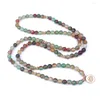Bracelets porte-bonheur arrivée Vintage femmes Bracelet paon Onyx avec Lotus OM bouddha 108 Mala ou collier Yoga bijoux livraison directe