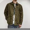 Erkek Ceketler İlkbahar ve Sonbahar Yakası Ceket Erkek Moda Marka Kıyafetleri Gençlik Amerikan Boş Zamanları Kullanılmış İş