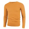 Męski Sweters Factory Direct Men's Sweater Pullower Knitted Win-dół Podstawowy zwykły kolor solidny kolor jesienią i zimą