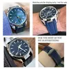 Assista Bands 20mm Rubber Silicone Watch Strap Fit para Omega Seamaster 300 AT150 Aqua Terra Ultra Light 8900 Aço Buckle Watch Bracelets T221213
