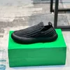 2023 Ripple Tech Knit Designer Shoes Fashion Botegas Men Women Sneakers Pedal Corduroy Green Preto New Style Algodão Low Mens Lace-up Sapato casual