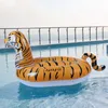 Life Vest Buoy Uppblåsbar Giant Tiger Float Lounge Rafts Pool Float med hållbara handtag Summer Pool Party Outdoor Indoor Decorations for Adult T221214