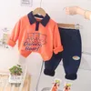 Autumn Baby Boy Clothes Baby Clothes Set Newborn Baby Kids Boys Clothes Tops Long Pants Outfits 2pcs Children Clothing