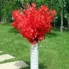 Fleurs décoratives 160 têtes soie fleur de cerisier artificielle fleur Bouquet arbre pour la décoration intérieure bricolage mariage