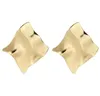 Pendientes chapados en oro de 18 quilates Diseñadores Pendientes de marca Diseñador Carta Ear Stud Mujeres Crystal Pearl Pendiente geométrico para el banquete de boda Jewerlry3588796