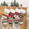 Juldekorationer Strumpor Tree Party Decor Sticking Stocking Pendant Decoration for Home Xmas Gift