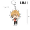 50MM Acrylic keychain anime man Blade Cup Key Chain Keyring acrylic keychains in hanging retail packaging cartoon accessory7951755