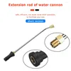 Auto Wasmachine Wasmachines Gutter Cleaning Wand Tip Metal Jet Druklans 1/4 Connector Voor Karcher K2-K7