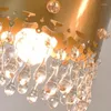 Ceiling Lights Modern Crystal Crown Light Kids Room Bedroom Suspension Luminaire Luminaires Art Deco For Home Shopping Lamp