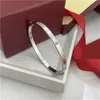 Sottile acciaio al titanio donna uomo amore braccialetto a vite braccialetti argento oro rosa viti cacciavite braccialetto per unghie braccialetti di design Coupl248O