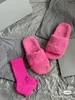 Paris Lüks tasarımcı Yün Sandalet Kadın Giyim Yumuşak Dipli Ev Kalınlaşmış Marka Pamuk Terlik kış miller Slaytlar bb