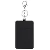 DIY Custom Pu Leather Single Single Soffication Blanks Holders With Keychain Ring Ring Sublimation B223