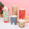 Bakeware Tools 50Pcs Christmas Muffin Cupcake Paper Holder Wedding Party Decoration Baby Shower Handmade Cake Supplies