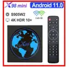 X98 MINI Amlogic S905W2 TV Box Android 11 Quad Core 4G 32G 2.4G5G Dual Wifi BT 100M 4K Smart Mediaspeler pk tx3 mini plus