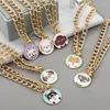 Dog Collars DIY Collar Personalized Tag Aluminum Chain Alloy Japanese Plated Gold Non Fading Belt Small Bell Necklace For Pets Supplies