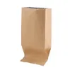 2x4,75 cali 5,5x12 cm płaskie papierowe torby do przechowywania herbatę kawa otwartego ogrzewania folia aluminiowa bok bok tag pakietu 100pcs