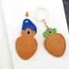 Kaarthouders koe lederen sleutelhanger sleutelring deurlock toegangscontrole tags keyfob tag id case tas