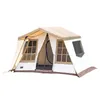 Zelte und Unterstände Offweek 4-6 Personen Glamping Outdoor-Baumwollzelt 3-Jahreszeiten-Doppelschichten Campinghaus Funky Wild