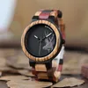 Curren Watch Wood Men Men Talog Japan Quartz Luxury Men's Watches Nice Gifts Drop OEM280L