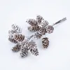 2023 Artificial Plants Fake Pine Cone Decorative Flowers Wreaths Christmas Home Decor Diy Wedding Handmade Pompon