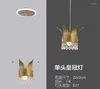 Ceiling Lights Modern Crystal Crown Light Kids Room Bedroom Suspension Luminaire Luminaires Art Deco For Home Shopping Lamp