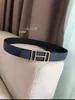 Classics Men Belts Designer Mens and woman fashion Togo leather classic reversible belt black brown H gold silver buckles 38cm HT0111