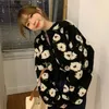 Женские куртки сладкая 3D цветочная для женщин Зимняя одежда Женщина Ropa Mujer Loase Long Elive Короткая пальто корейская мода
