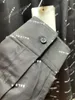 xinxinbuy Men designer Tee t shirt Paris small letters print long sleeve cotton women gray black white XS-L
