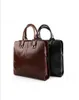 Mens Leather Portcase Laptop Bags Travel Bag Soft Shoulder Bace Business Man Handbag Male Formal Briefcases5669294