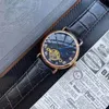 2022 Męski luksusowy automatyczny zegarek mechaniczny Fashion Five Pin Wheel Flkoel wielofunkcyjny kalendarz Lumoinoin Waterproof Steel Pasp zegarki