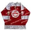 تلبس لعبة الهوكي الكلية NIK1 99 Wayne Gretzky Soo Greyhounds Hockey Jersey Embroidery Ticked أي رقم وأسماء القمصان