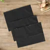 Plastic Ziplock Bag Black Frosted Thick PVC Travel Storage Bags Waterproof Underwear Pouches