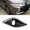 Capas de luz de neblina cromada para mitsubishi Outlander 2016-2019 l￢mpada tampa da tampa da moldura da moldura da moldura