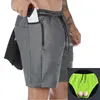Pantalones cortos para hombre pantalones cortos para correr de verano hombre portivos Fitness Y2211