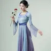 Stage Wear 2022 Classical Dance Cheongsam Dress Woman Chinese Style Improved Elegant Hanfu Gauze Performance Training