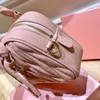 Bolsas de grife femininas bolsas de ombro de z￭per bolsas de z￭per letras elegantes bolsas de boliche de luxo s￳lidas crossbody com caixa